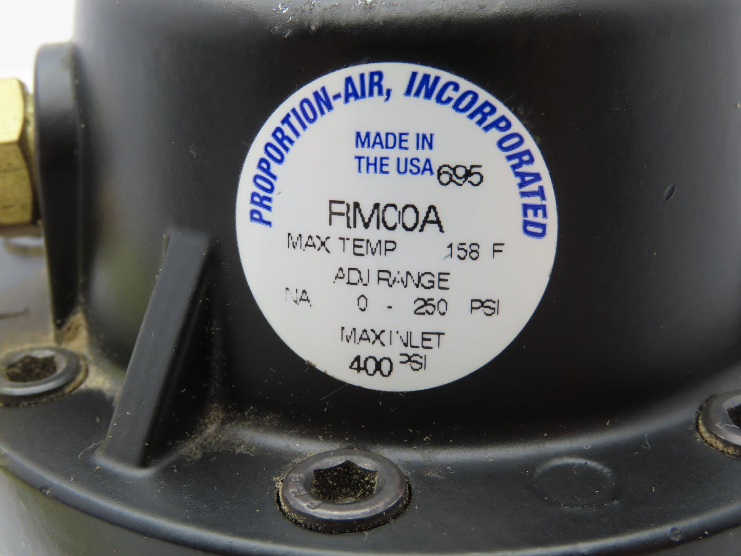 Proportion Air RM00A Pneumatic Volume Booster Regulator 400PSI 1-1/4" NPT
