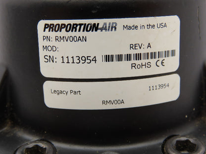 Proportion Air RM00A Pneumatic Volume Booster Regulator 400PSI 1-1/4" NPT