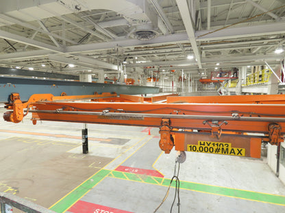 Cleveland Tramrail P&H 5 Ton Double Girder Underhung Bridge Crane 21' 8" Span