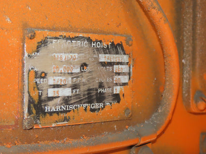 Cleveland Tramrail P&H 5 Ton Double Girder Underhung Bridge Crane 21' 8" Span