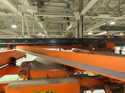 Cleveland Tramrail P&H 5 Ton Double Girder Underhung Bridge Crane 21' 8" Span