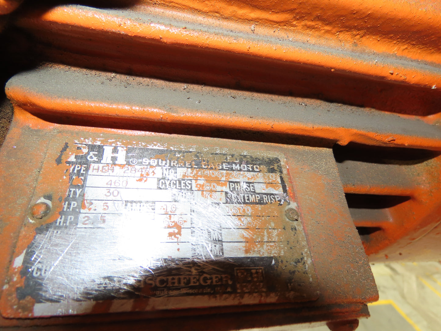 Cleveland Tramrail P&H 5 Ton Double Girder Underhung Bridge Crane 21' 8" Span