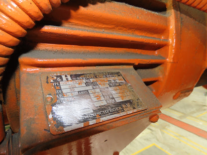 Cleveland Tramrail P&H 5 Ton Double Girder Underhung Bridge Crane 21' 8" Span