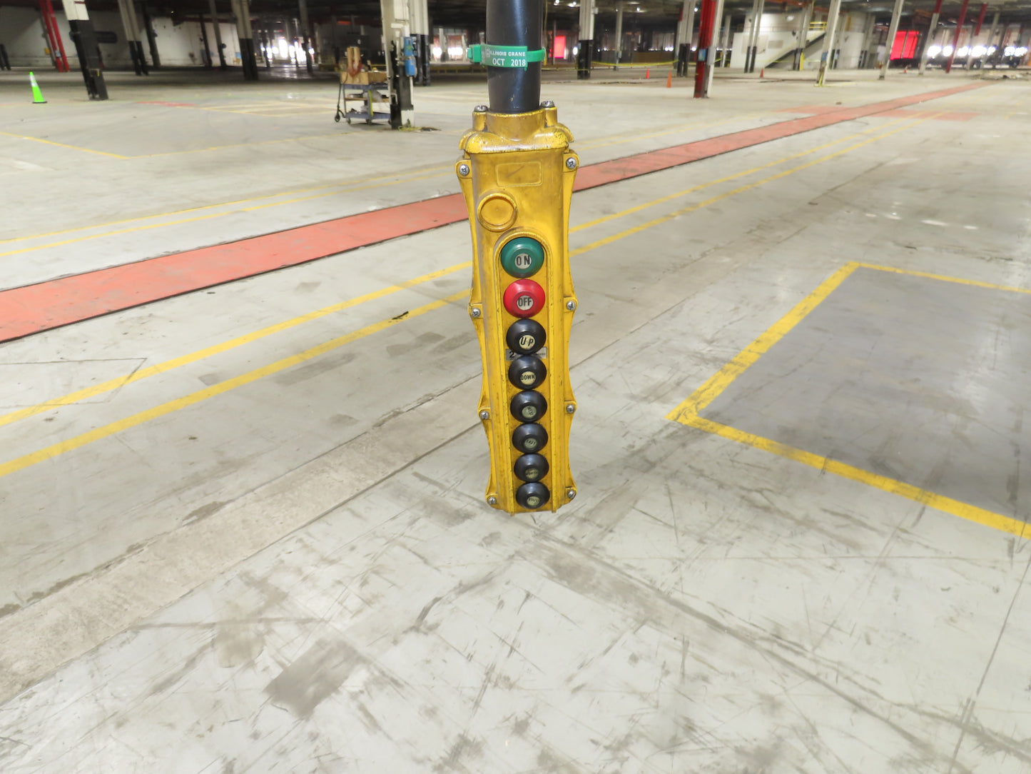 Cleveland Tramrail P&H 5 Ton Double Girder Underhung Bridge Crane 21' 8" Span