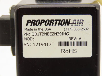 Proportion Air QB1TBNEEZN29IHG Pneumatic Single Loop Pressure Control Valve