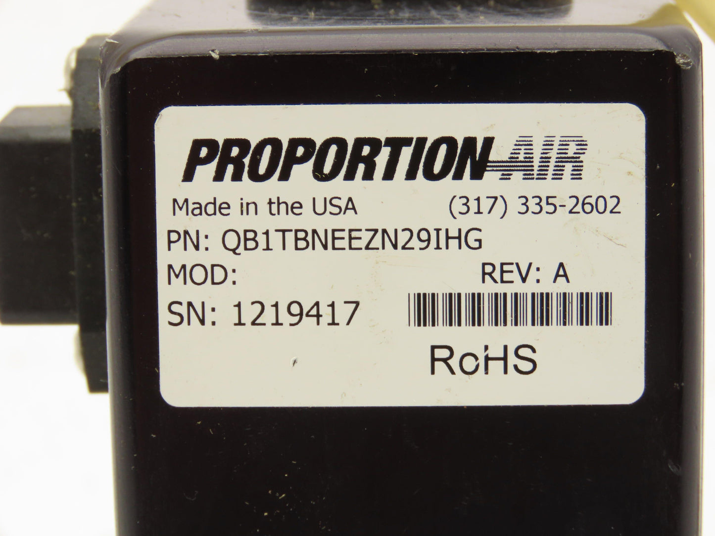 Proportion Air QB1TBNEEZN29IHG Pneumatic Single Loop Pressure Control Valve