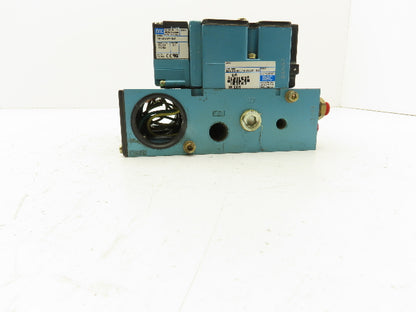 Mac 82A-AA-CKA-TM-DAA5-1DA Pneumatic 3-Station Manifold Solenoid Valve 120V