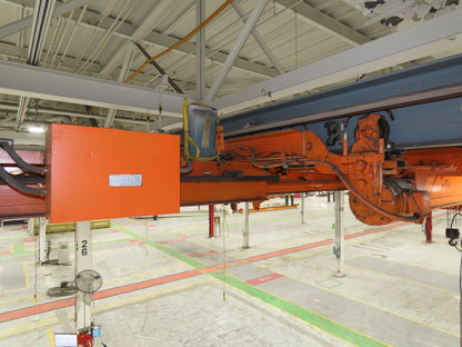 Cleveland Tramrail P&H 1 Ton Single Girder Underhung Bridge Crane 21' Span