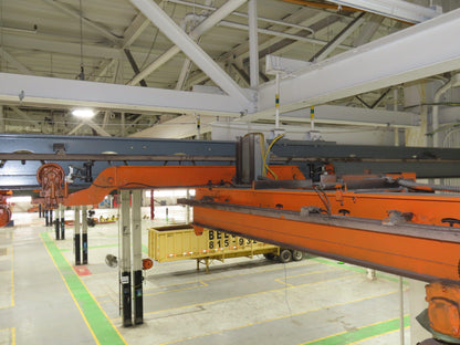 Cleveland Tramrail P&H 1 Ton Single Girder Underhung Bridge Crane 21' Span