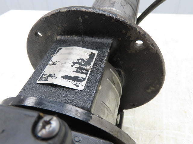 Grundfos SPK8-3/2 A-M-A-RUUV Vertical Immersion Coolant Pump 26-42GPM .5kW 230V