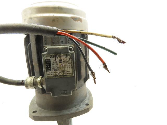 Graymills IMV100-F Vertical Immersion Coolant Pump 1HP 230/460V 3400 RPM 3PH