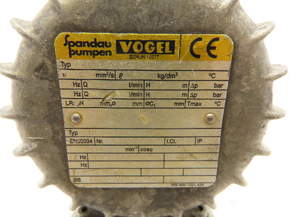 Vogel PRT 5 H-170 Vertical Immersion Coolant Pump 44 l/min 0.12kW 230/460V