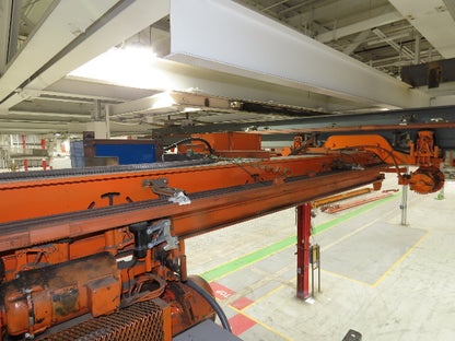 Cleveland Tramrail P&H 2 Ton Single Girder Underhung Bridge Crane 21' Span