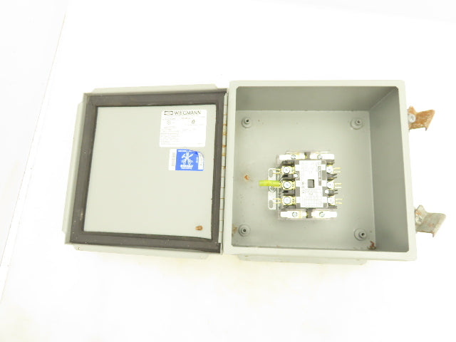 Wiegmann B080804CH Electrical Enclosure 8x8x4" Wall Mount With Contactor