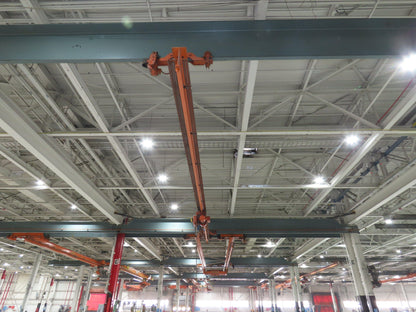 Cleveland Tramrail P&H 2 Ton Single Girder Underhung Bridge Crane 45' 10" Span