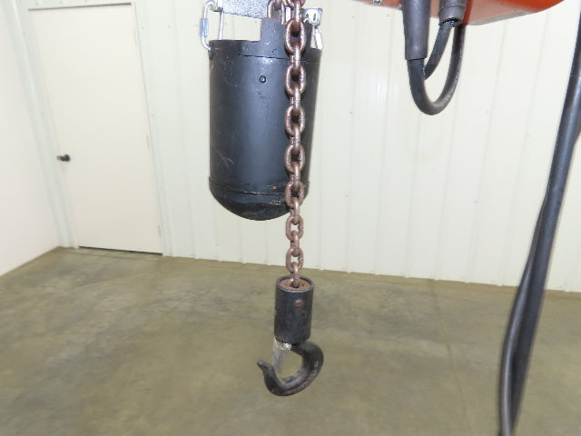 CM Lodestar A Electric Chain Hoist 1/8 Ton 250 LB 32 FPM Variable Speed 8' Lift