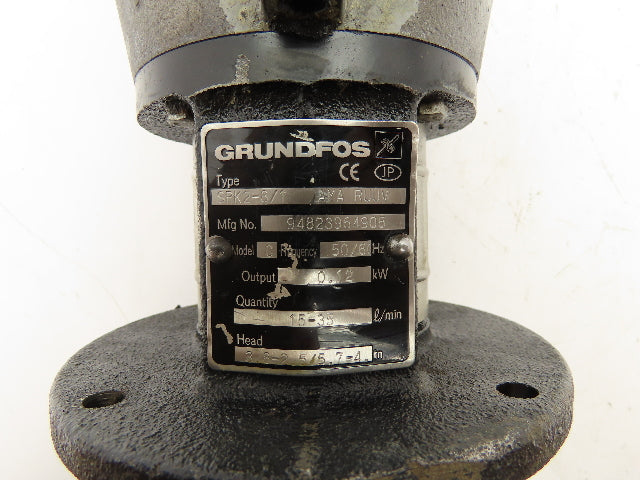Grundfos SPK2-8/1 AMA RUUV  Immersion Coolant Pump 15-35 l/min .12kW 230V 3PH