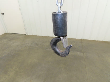 CM Lodestar A2 Electric Chain Hoist 1/8 Ton 10/32 FPM 2 Speed 14' Lift 460 Volt