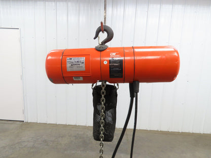 CM Lodestar A2 Electric Chain Hoist 1/8 Ton 10/32 FPM 2 Speed 14' Lift 460 Volt