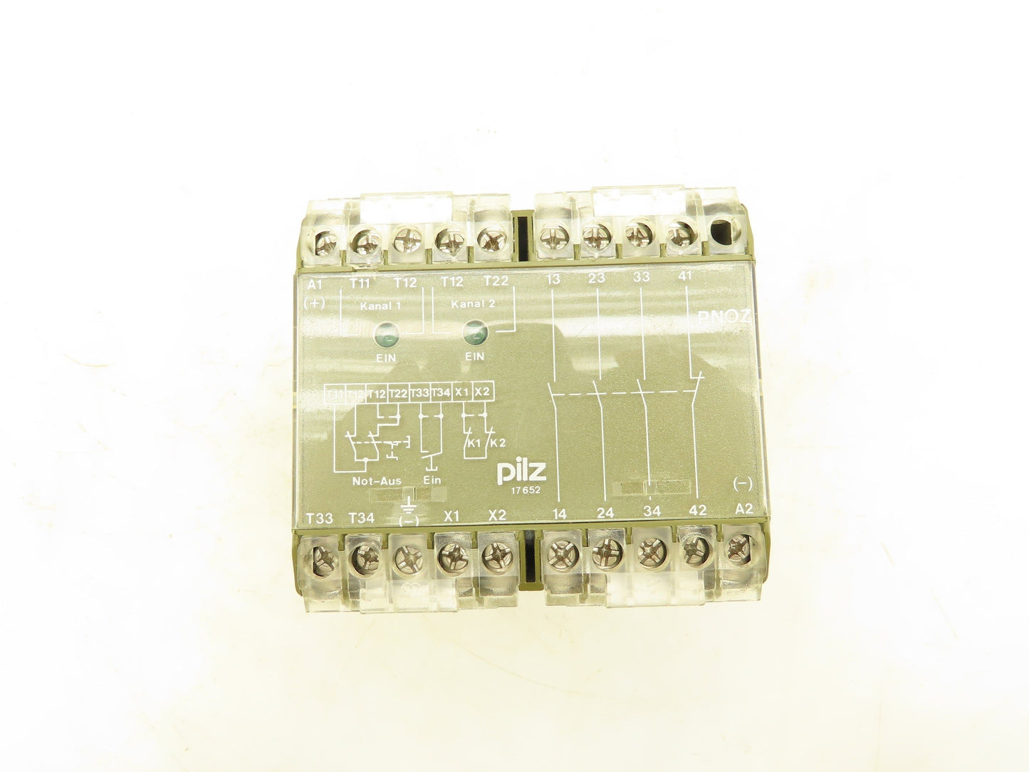 Pilz Pnoz 17652 Safety Relay 230VAC 5A 50-60Hz