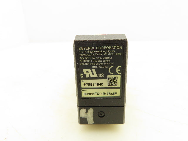 Keyence IV-G10 Main Unit Sensor Amplifier 24VDC 1.8A 32 Programs Class 2