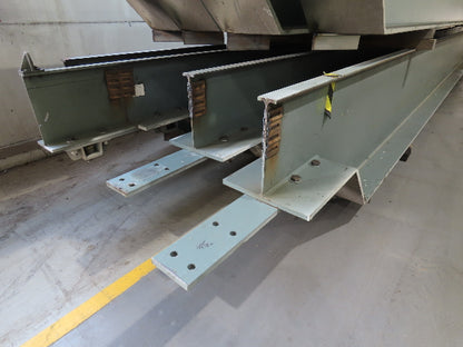 Gorbel Cleveland Tramrail Overhead Crane Runway Beam 36"H 18"W 3.25" Rail 50'L