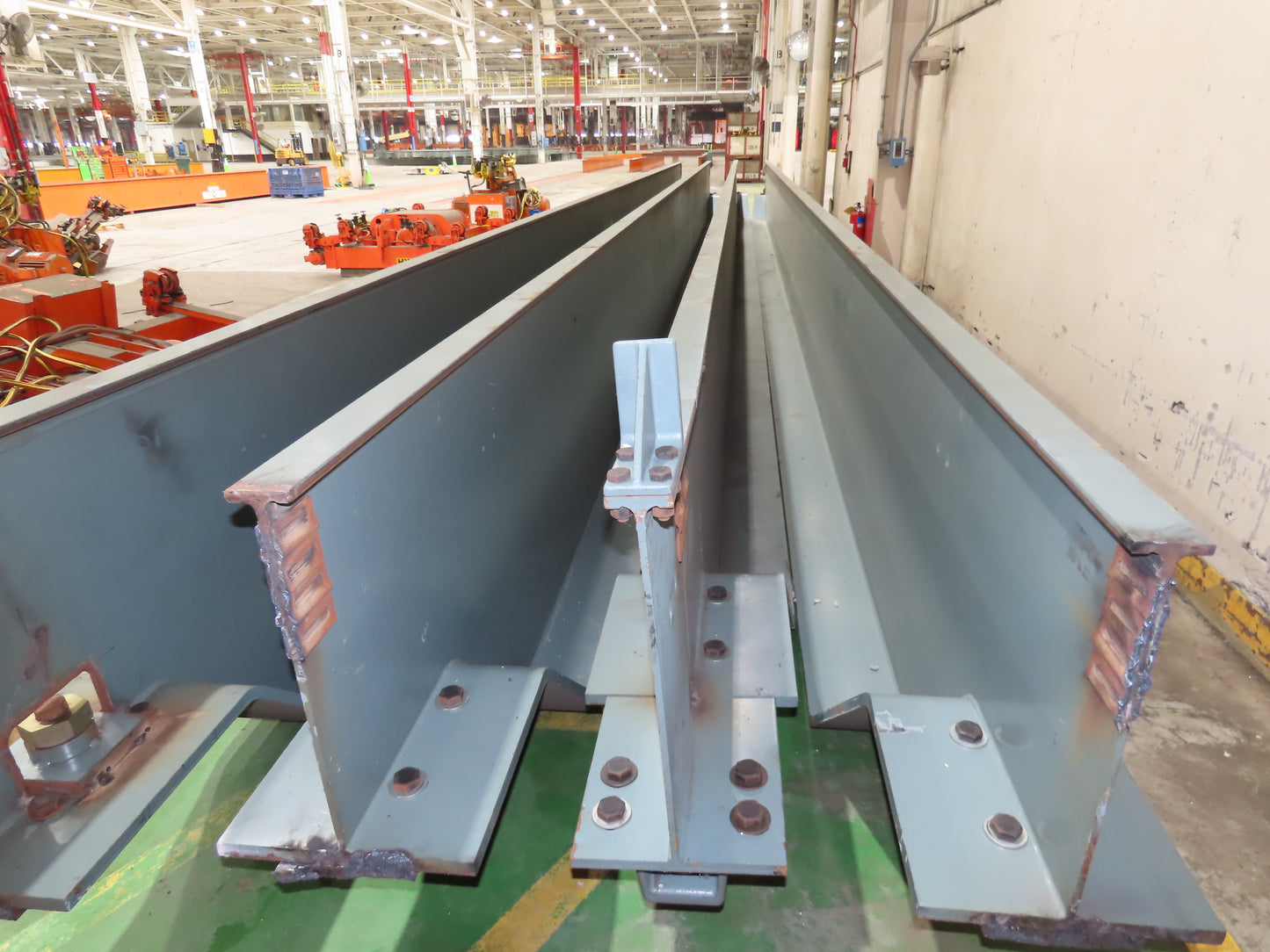 Gorbel Cleveland Tramrail Overhead Crane Runway Beam 40"H 20"W 3.25" Rail 50'L