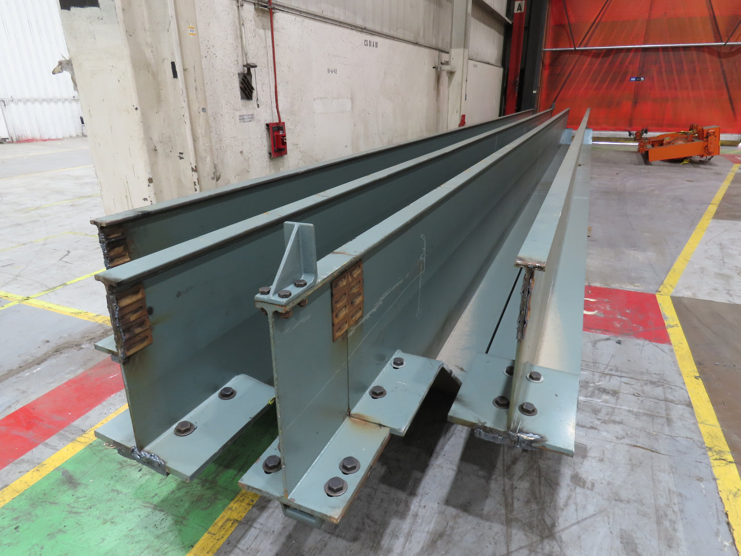 Gorbel Cleveland Tramrail Overhead Crane Runway Beam 40"H 20"W 3.25" Rail 50'L