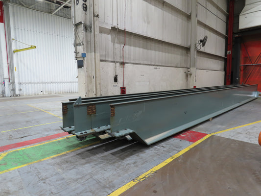 Gorbel Cleveland Tramrail Overhead Crane Runway Beam 40"H 20"W 3.25" Rail 50'L
