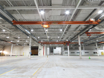 Cleveland Tramrail P&H 2 Ton Single Girder Underhung Bridge Crane 45' 10" Span