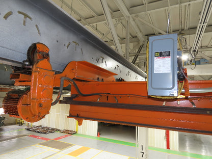 Cleveland Tramrail P&H 1 Ton Single Girder Underhung Bridge Crane 45' 10" Span