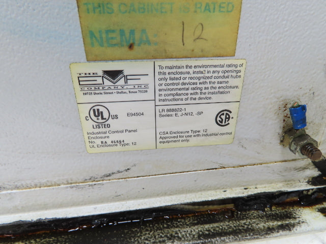 EMF BA 46664 Electrical Box Enclosure 34x24x10" Rotary Disconnect Switch