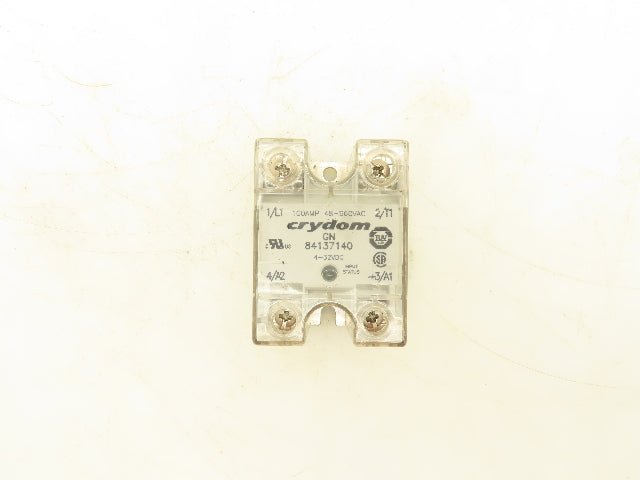 Crydom 84137140 Solid State Relay 4-32VDC 100A