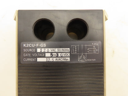 Omron K2CU-F10A-FGS Heater Fault Detector 220VAC 5-30VDC Gate Volts 12.5A