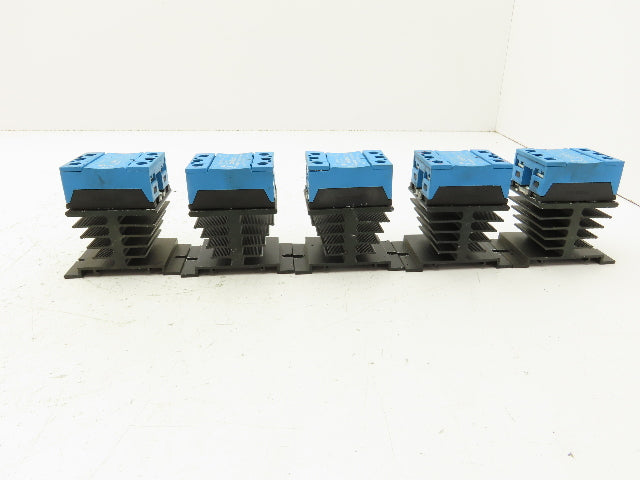 Celduc SO943460 Solid State Relay 35A 280VAC 12VDC With Heatsink Lot of 5