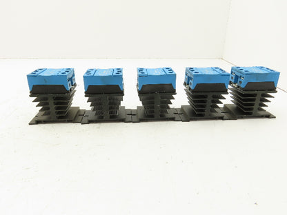 Celduc SO943460 Solid State Relay 35A 280VAC 12VDC With Heatsink Lot of 5