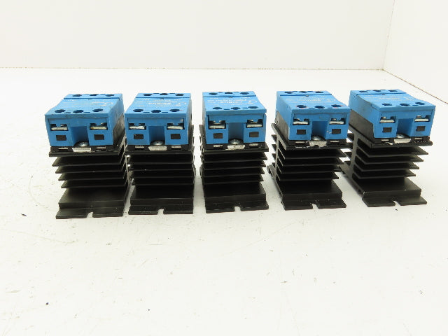 Celduc SO943460 Solid State Relay 35A 280VAC 12VDC With Heatsink Lot of 5