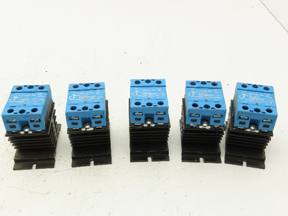 Celduc SO943460 Solid State Relay 35A 280VAC 12VDC With Heatsink Lot of 5