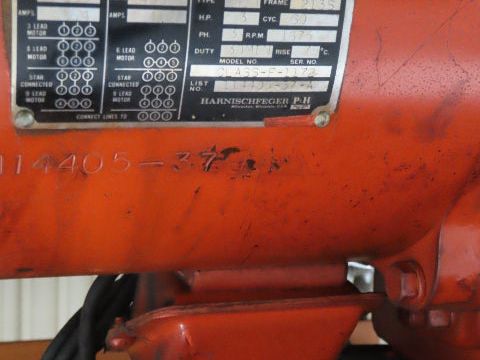 Cleveland Tramrail P&H 1 Ton Single Girder Underhung Bridge Crane 17' Span