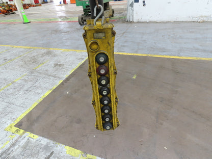 Cleveland Tramrail P&H 1 Ton Single Girder Underhung Bridge Crane 17' Span