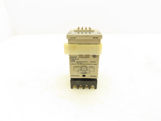 Omron H3CA-8 Timer With Socket Base 250VAC 3A 8 Pin Lot Of 5
