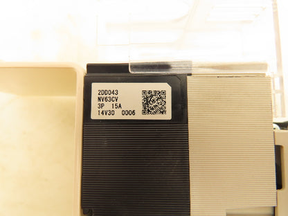 Mitsubishi Electric NV63-CV Circuit Breaker Rotary Disconnect Switch 15A 3 Pole