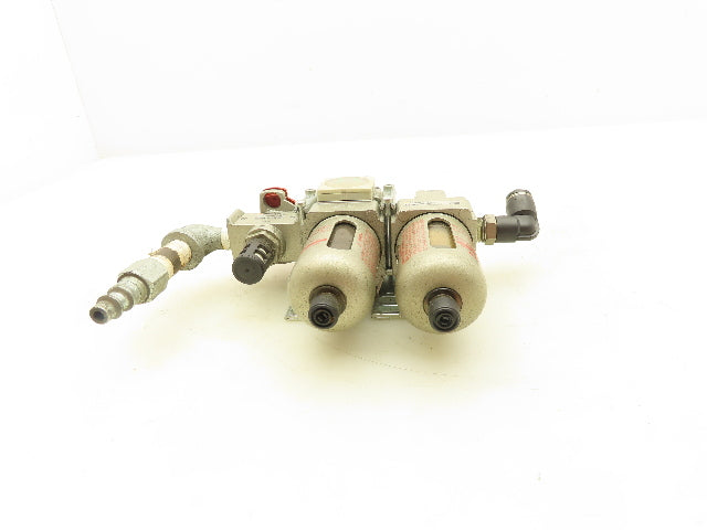 SMC AW20-02E-C Pneumatic Filter Regulator Mist Separator Lockout Valve Assembly