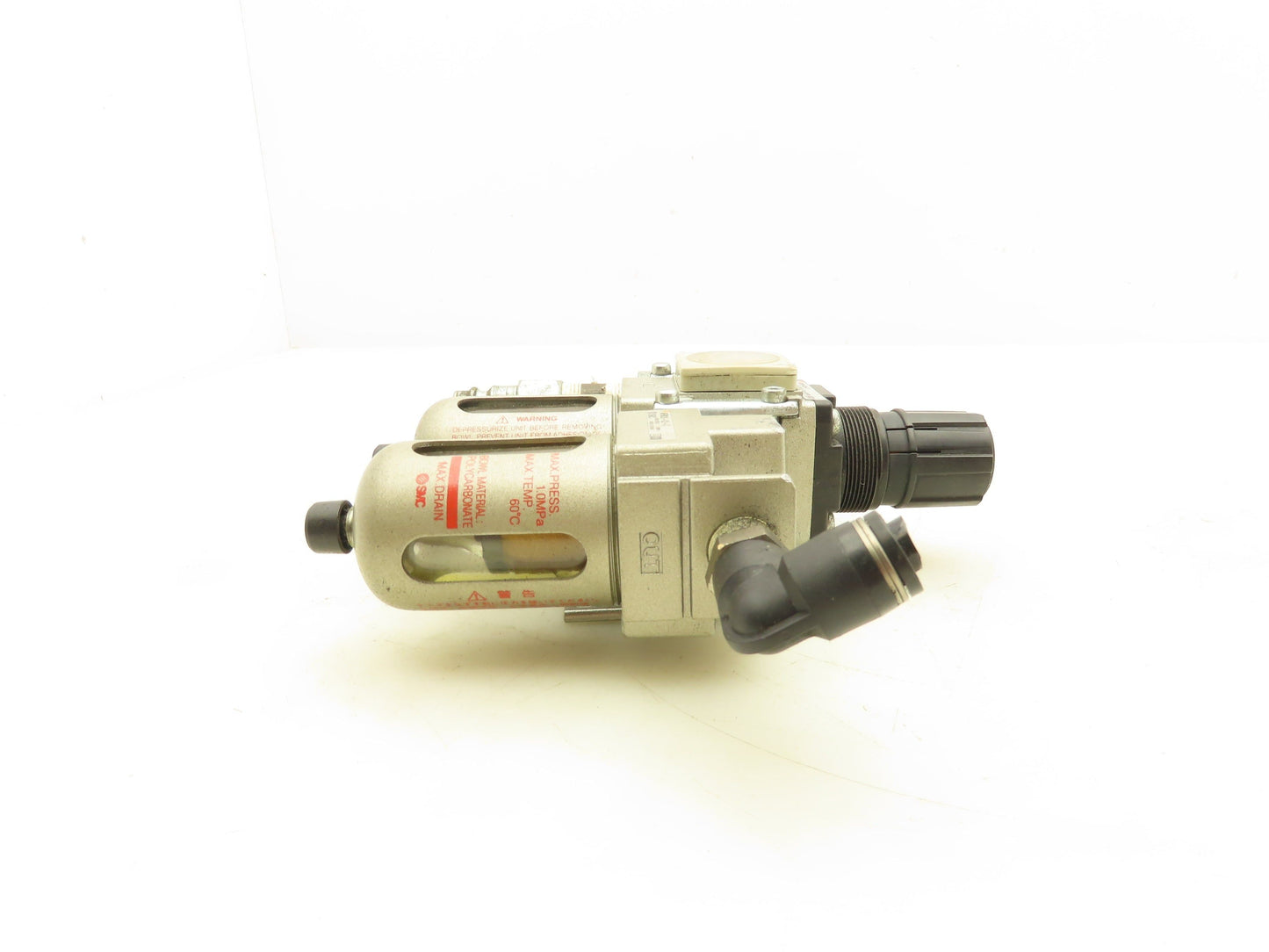 SMC AW20-02E-C Pneumatic Filter Regulator Mist Separator Lockout Valve Assembly