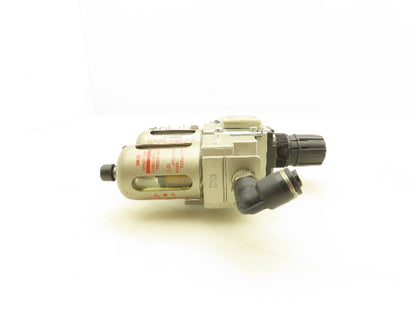 SMC AW20-02E-C Pneumatic Filter Regulator Mist Separator Lockout Valve Assembly