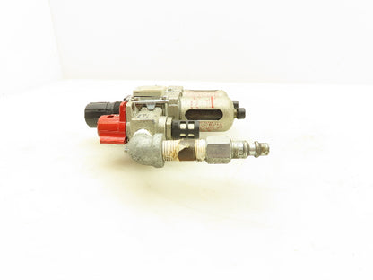 SMC AW20-02E-C Pneumatic Filter Regulator Mist Separator Lockout Valve Assembly