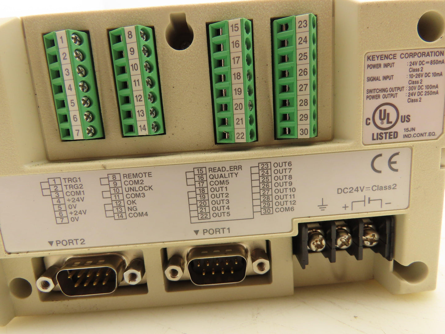 Keyence DV-90PE PLC Auto ID Data Controller Module
