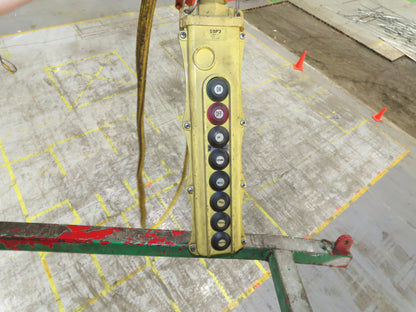 Cleveland Tramrail P&H 5 Ton Single Girder Underhung Bridge Crane 28' Span