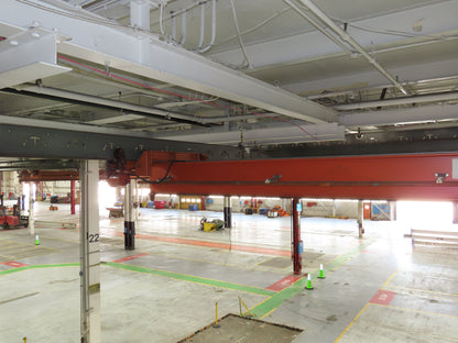 Cleveland Tramrail P&H 5 Ton Single Girder Underhung Bridge Crane 28' Span