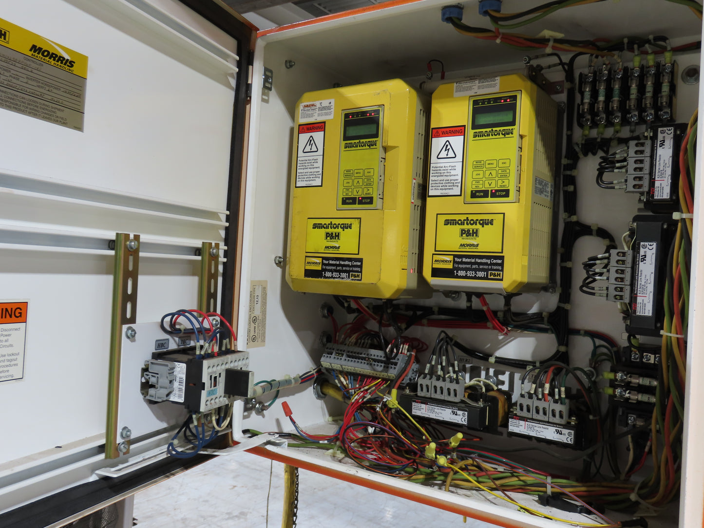 Cleveland Tramrail P&H 5 Ton Single Girder Underhung Bridge Crane 28' Span